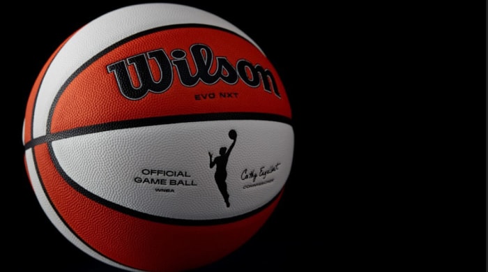 The WNBA's 25th anniversary game ball